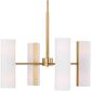 Visual Comfort & Co. Capalino Large Chandelier in Satin Brass, , large