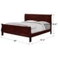 Crown Mark Louis Philip King Sleigh Bed in Cherry, , large