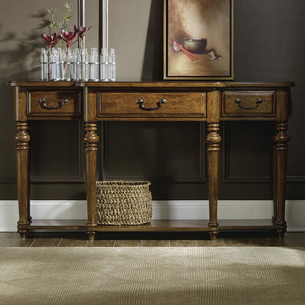 Hooker Furniture Tynecastle Console Table in Warm Chestnut, , large