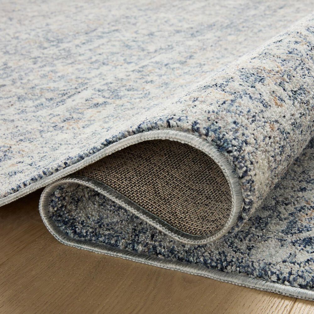 Angela Rose Blake 6&#39;7&quot; x 9&#39;10&quot; Denim and Taupe Area Rug, , large