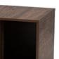 Baxton Studio Jasper 2-Door Cat Litter Box Cover House in Walnut Brown, , large