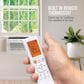 Keystone 12000 BTU Window Mounted Inverter Air Conditioner with Supplemental Heat in White, , large