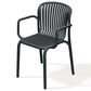 Zentro Living Brene Outdoor Arm Chair in Charcoal, , large
