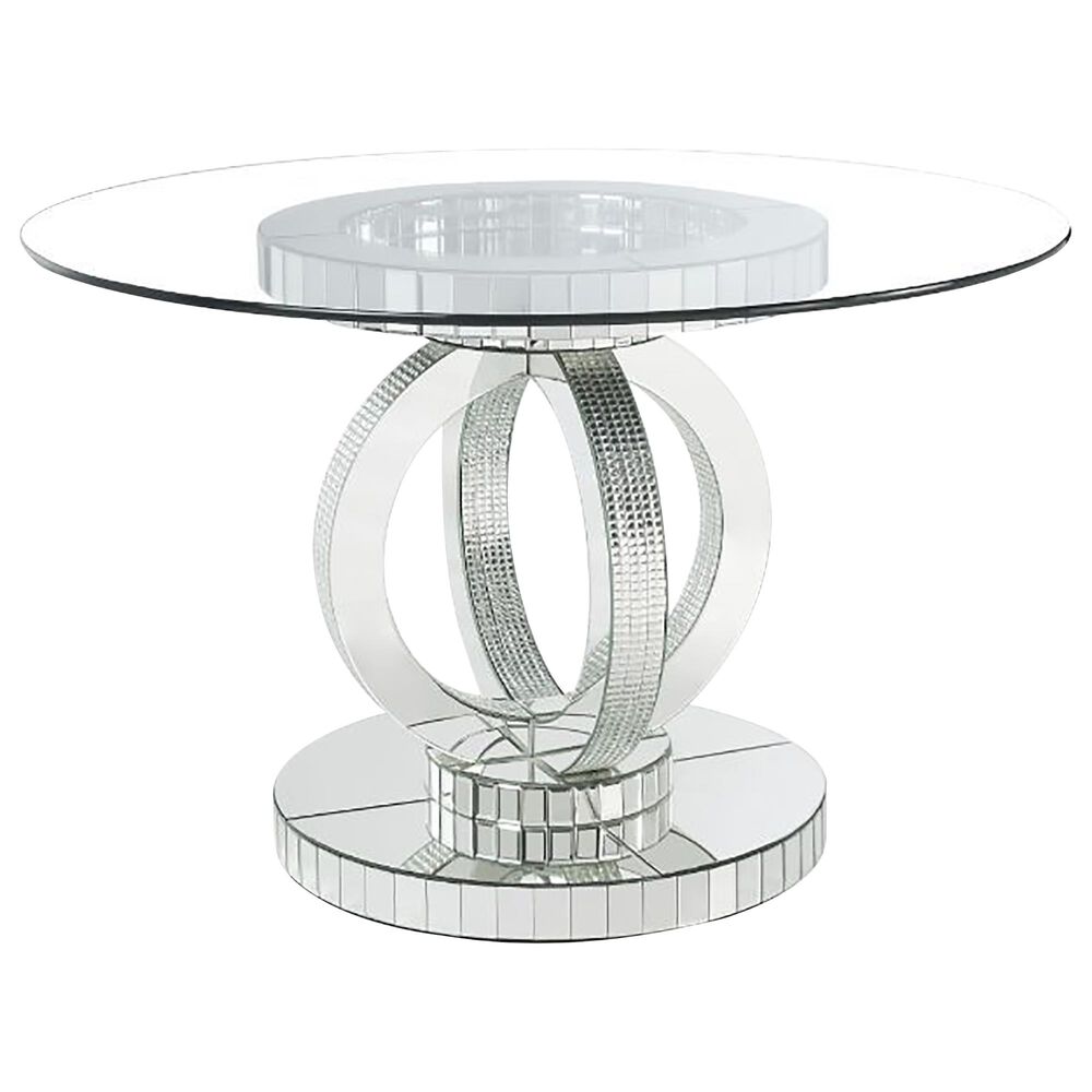 Gunnison Co. Ornat Dining Table in Clear Glass, , large