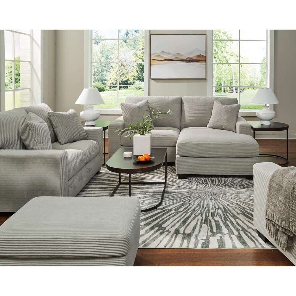 Ashley Greenbriar Stationary Sofa Chaise in Smoke, , large