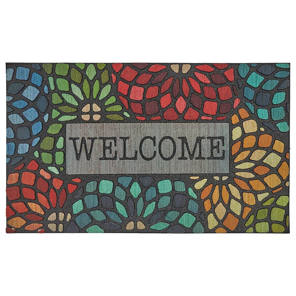 Karastan Doorscapes1"6" x 2"6" Multicolor Door Mat, , large