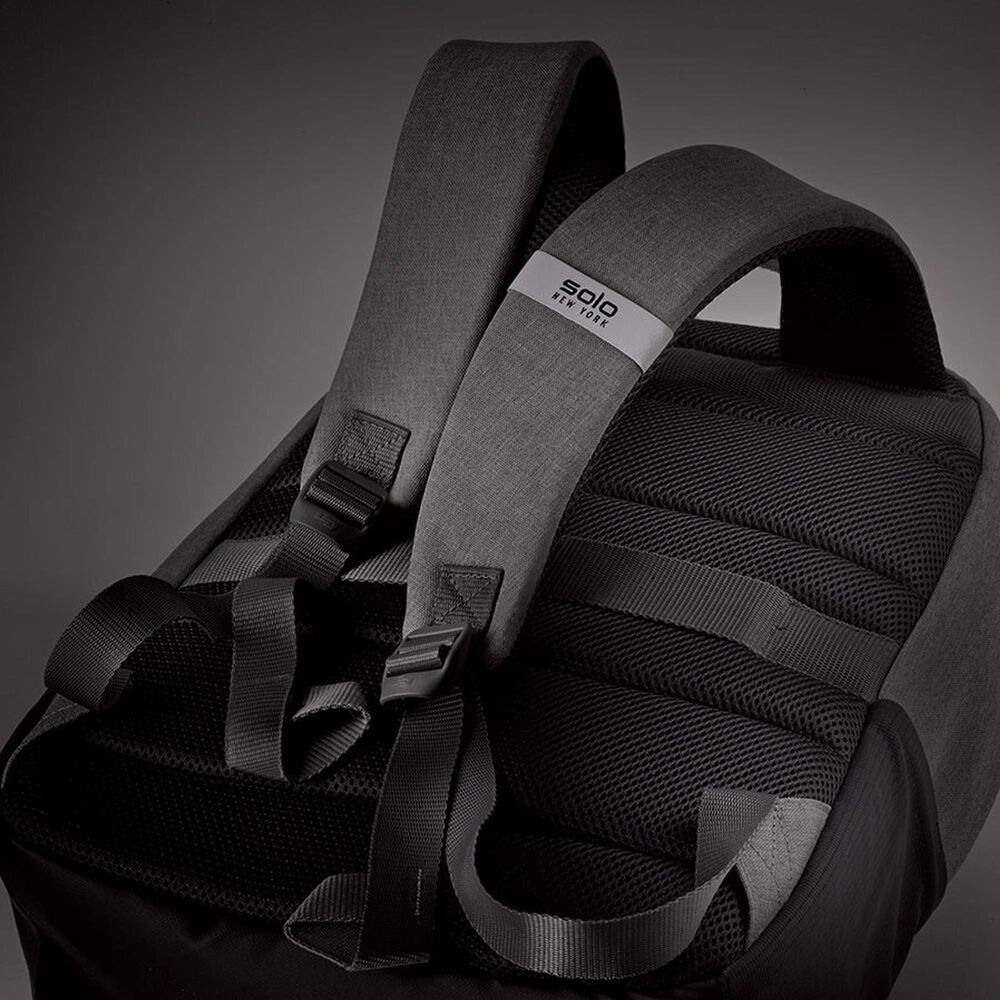 Solo Re:cycled Backpack in Gray and Black, , large