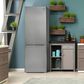 Danby 10.3 Cu. Ft. Apartment Size Bottom Mount Refrigerator in Stainless Steel, , large