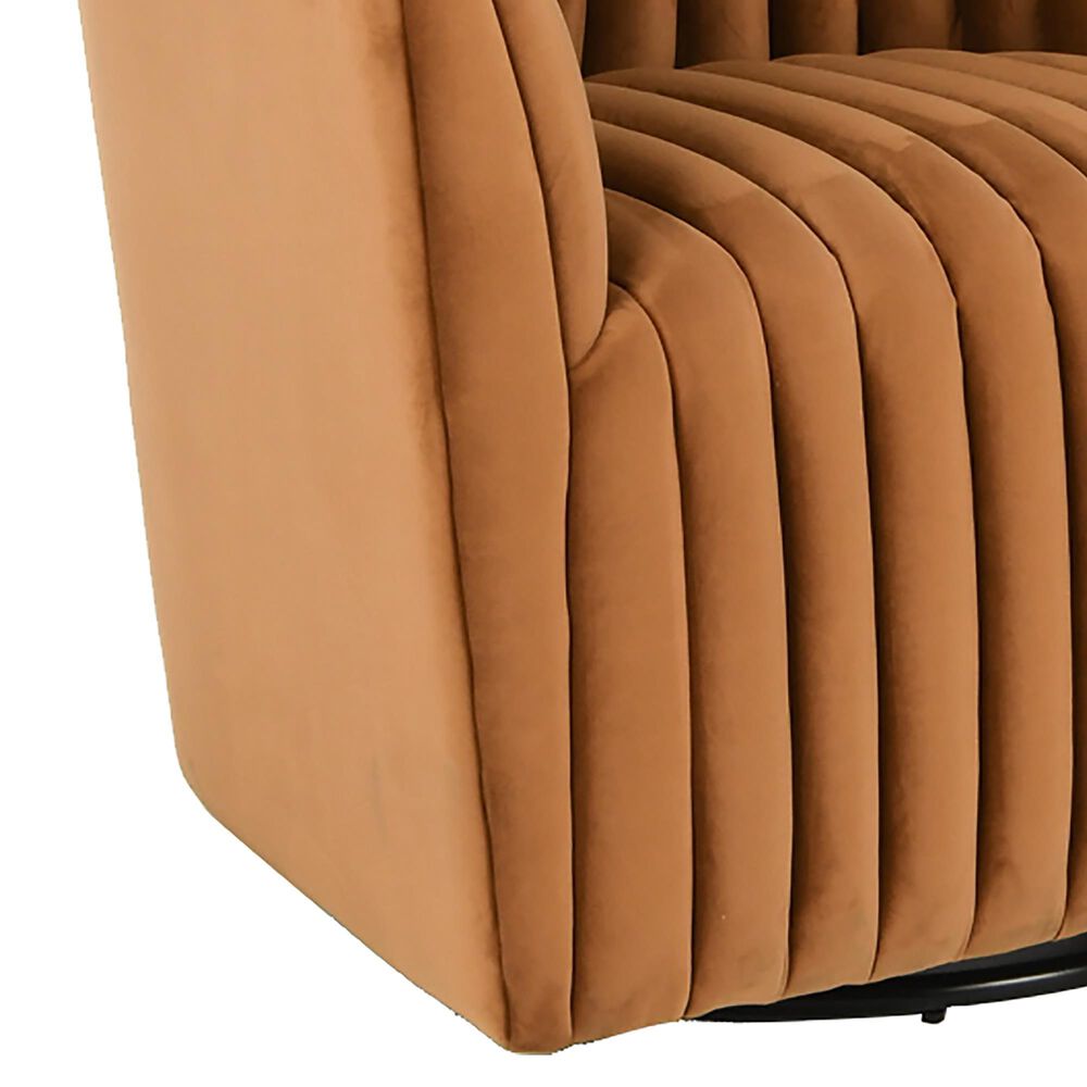 Classic Home Arline Swivel Chair in Bronze, , large