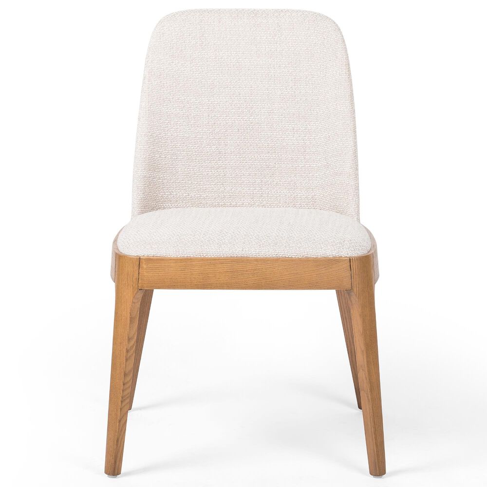 Four Hands Bryce Armless Dining Chair with Gibson Wheat Cushion in Light Honey, , large