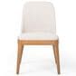 Four Hands Bryce Armless Dining Chair with Gibson Wheat Cushion in Light Honey, , large