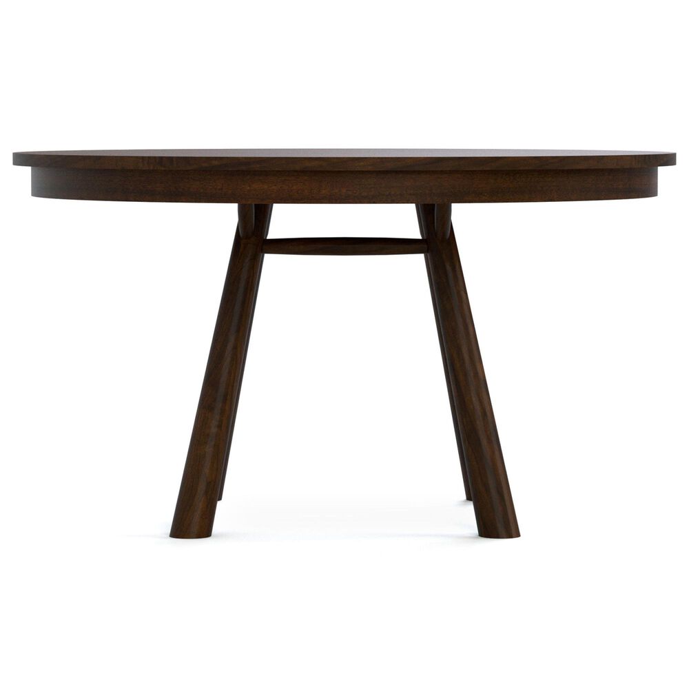 STICKLEY Hudson Valley 54&quot; Round Dining Table in Dark Roast, , large