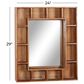 Maple and Jade 24" x 29" Wall Mirror in Brown, , large