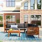 Hearth and Haven 4-Piece Outdoor Sectional Set in Gray, , large