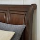 Ashley Porter Queen Sleigh Storage Bed in Rustic Brown, , large
