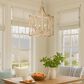 Golden Lighting Laurent 4-Light Pendant in Antique Ivory and Gold, , large