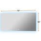 Lexora Home Vellum 72" x 36" LED Vanity Mirror, , large