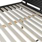 37B Casal Queen Platform Bed in Black Finish, , large