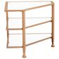 Southern Enterprises Jaymes Corner TV Stand in Soft Gold, , large
