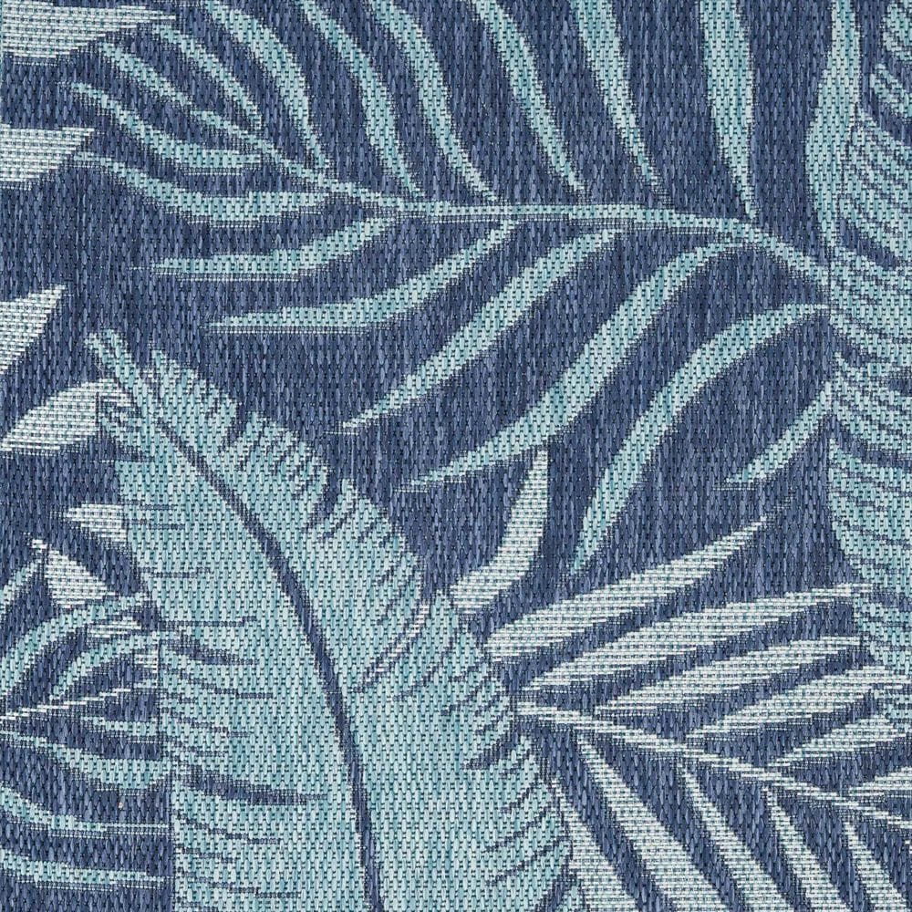 Nourison Garden Oasis GOA02 Navy 3&#39; x 5&#39; Indoor/Outdoor Area Rug, , large
