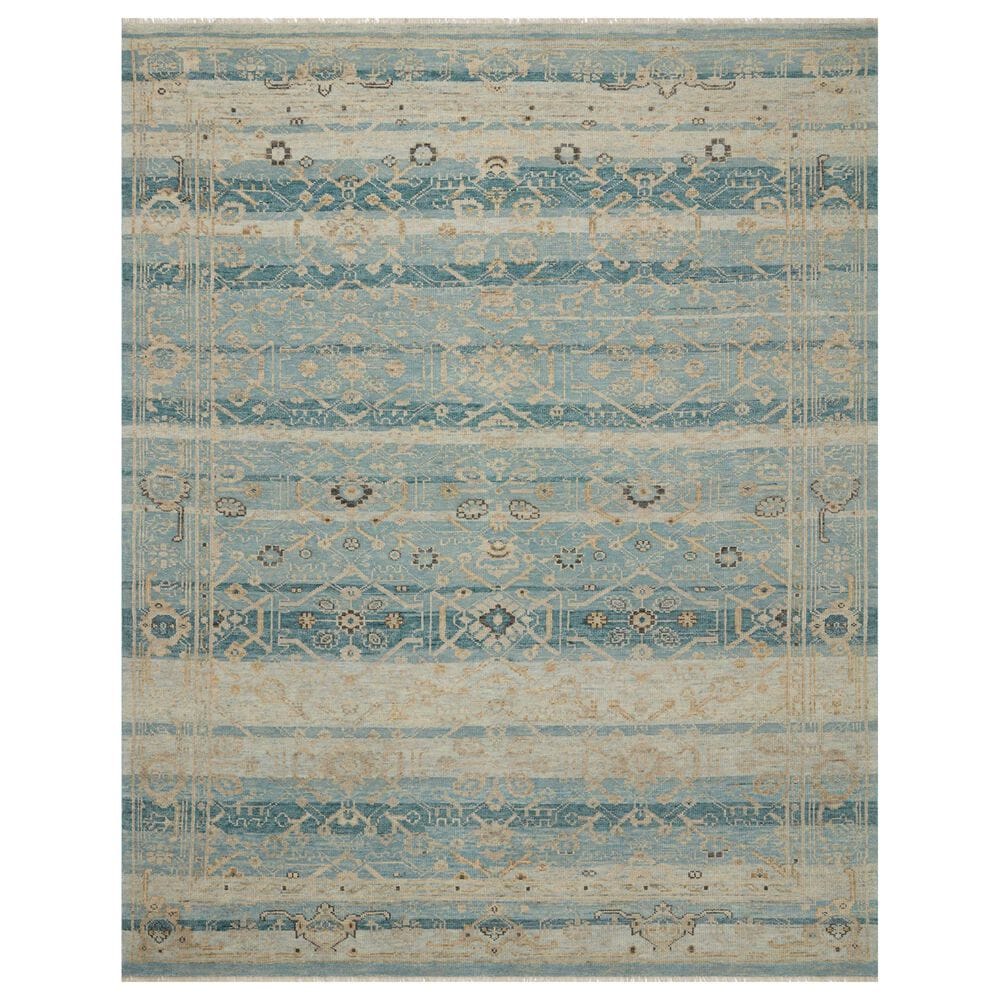 Loloi Dominic Sky and Natural 8"6" x 11"6" Area Rug, , large