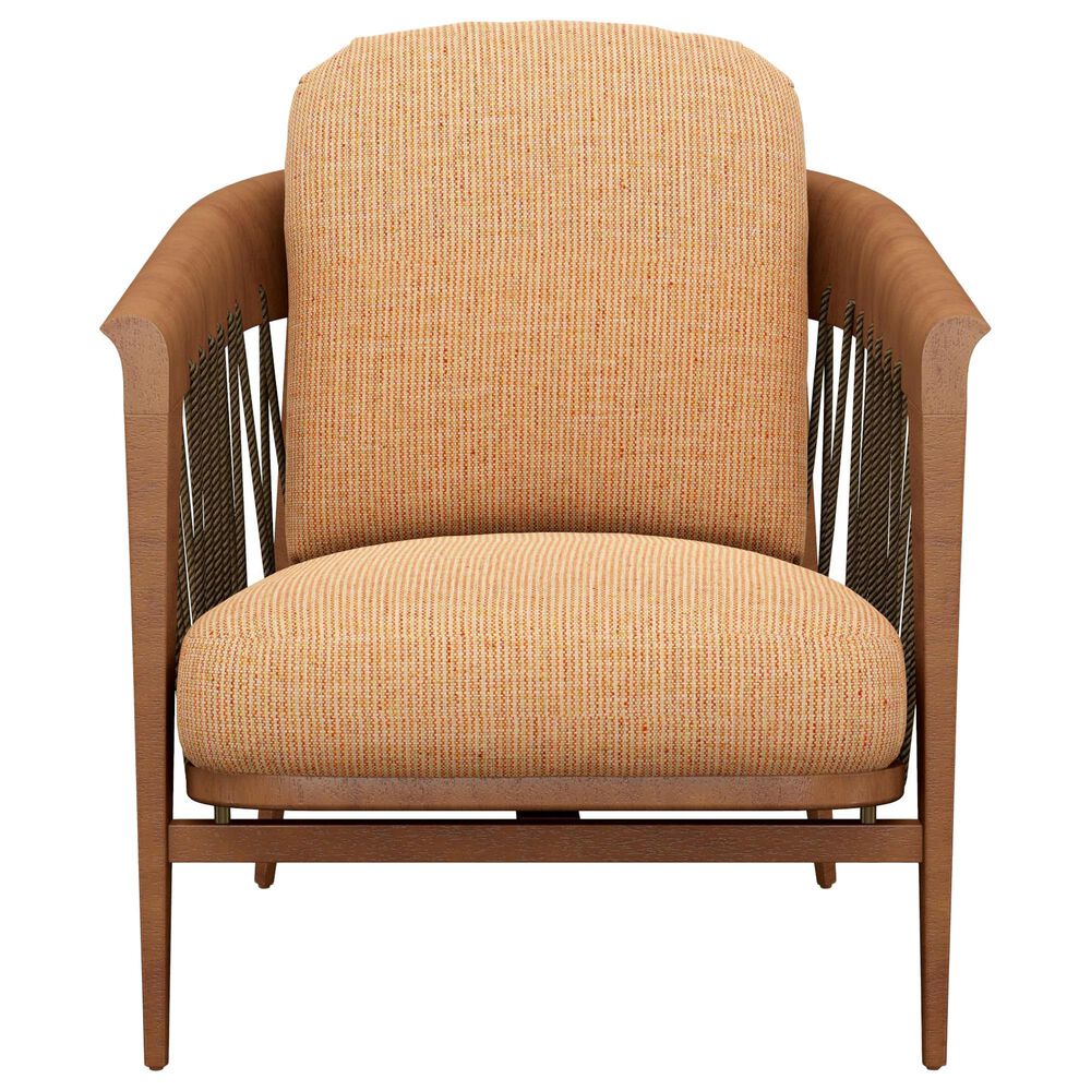 Lexington Furniture Palm Desert Davita Chair in Orange and Tan Stripe, , large