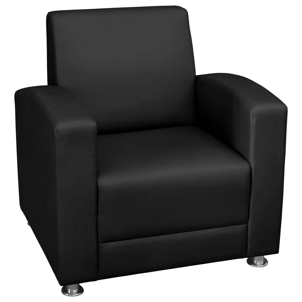 Regency Global Sourcing Milan Lounge Chair in Black, , large