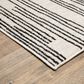 ROW by Oriental Weavers Hunter Black and Beige 5"3" x 7"6" Area Rug, , large