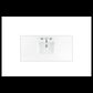 James Martin Vanities De Soto 48" Single Bathroom Vanity in Silver Gray with 3 cm White Zeus Quartz Top and Rectangular Sink, , large
