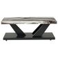 Ashley Cendill 3-Piece Occasional Table Set in Dark Brown, White and Black, , large