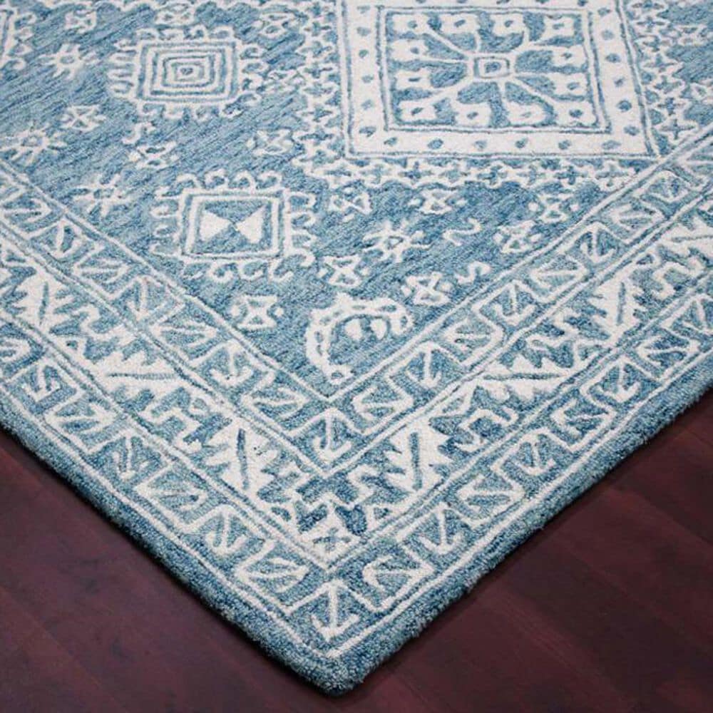 Amer Rugs Boston 5&#39; x 7&#39;6&quot; Teal Blaze Area Rug, , large