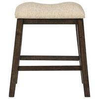 Signature Design by Ashley Rokane Upholstered Stool in Warm Brown
