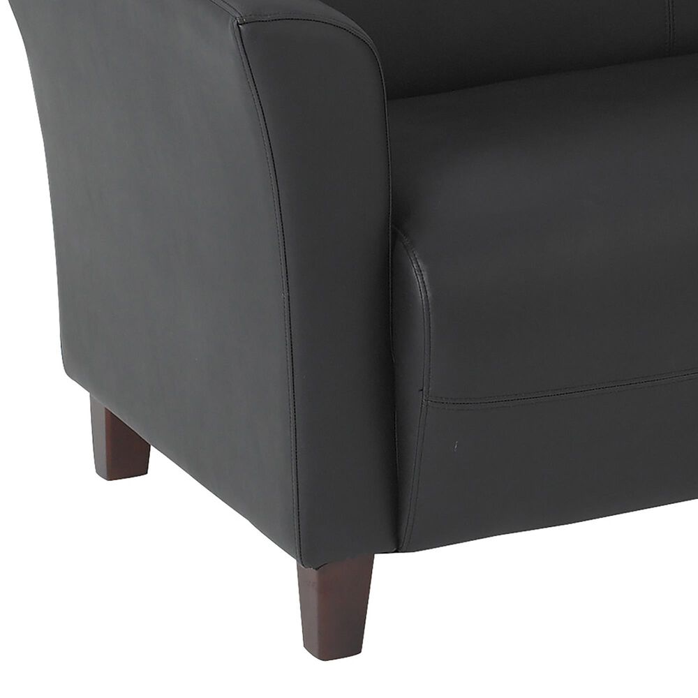 OSP Home Breeze Stationary Loveseat in Black | NFM
