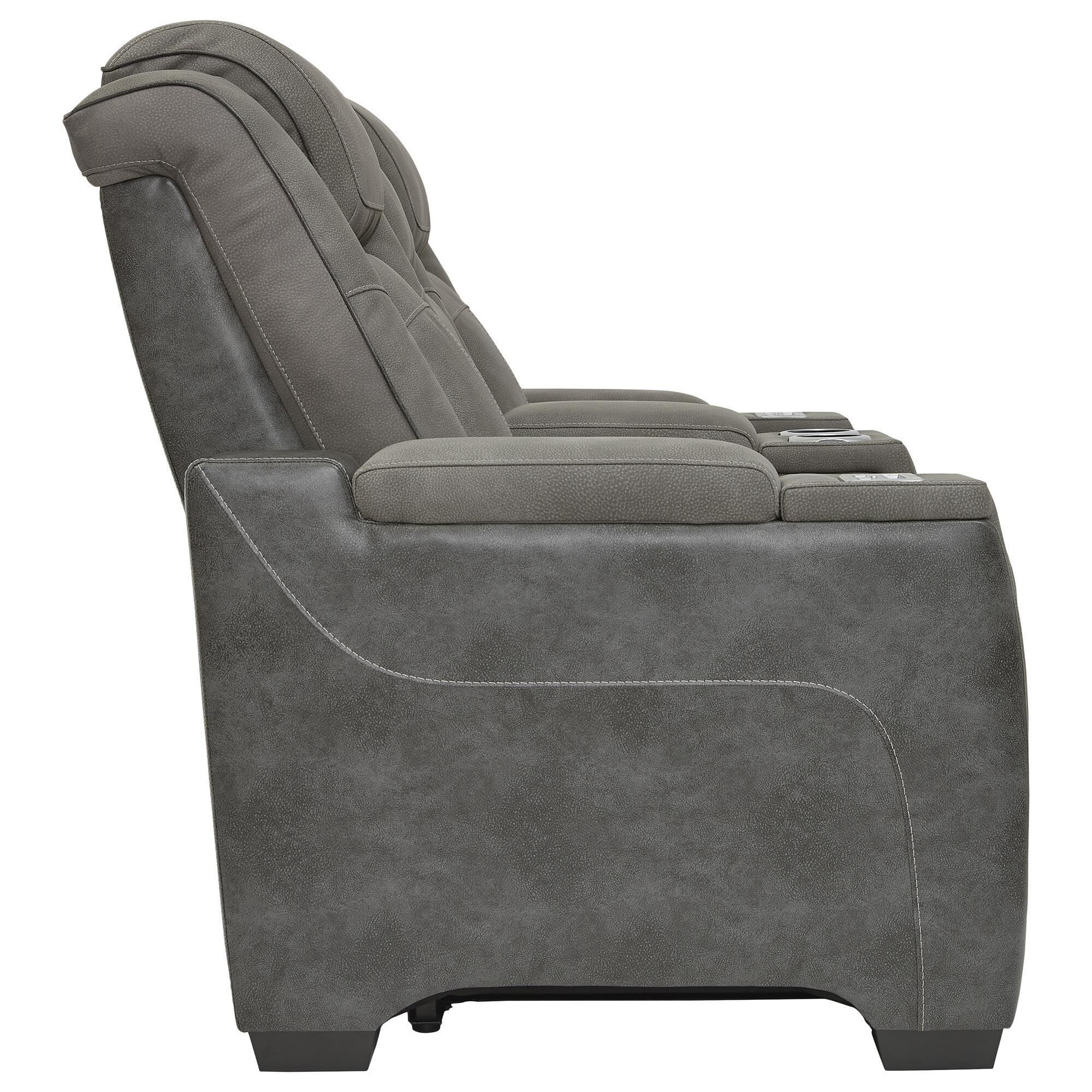 Ashley Next-Gen DuraPella Power Reclining Loveseat with Console in