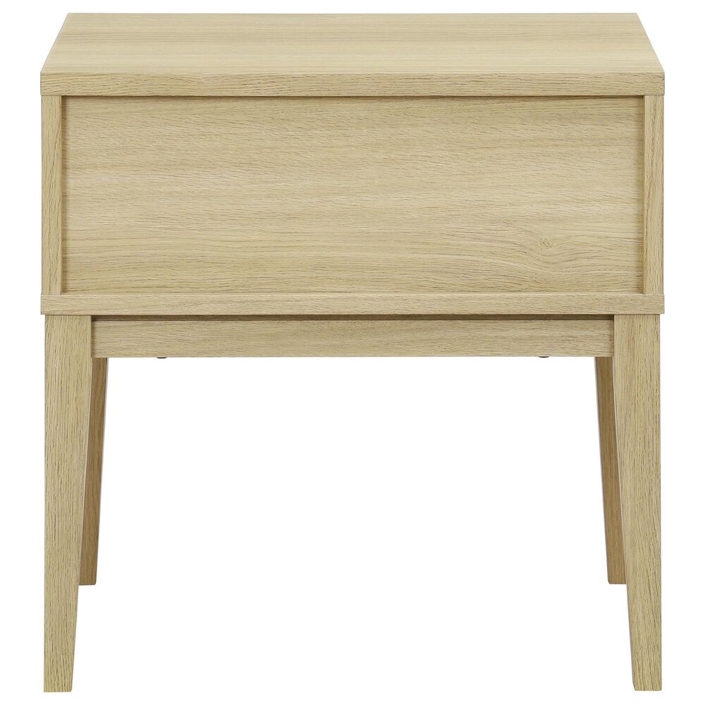 Safavieh Fidia 1-Drawer Nightstand in Light Oak, , large