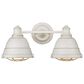 Golden Lighting Bartlett 2-Light Bath Vanity in French White, , large