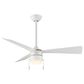Minka-Aire Vital 44" Ceiling Fan with LED Light in Flat White, , large