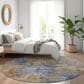 Dalyn Rug Company Kochi KC2 Navy 8" Round Area Rug, , large