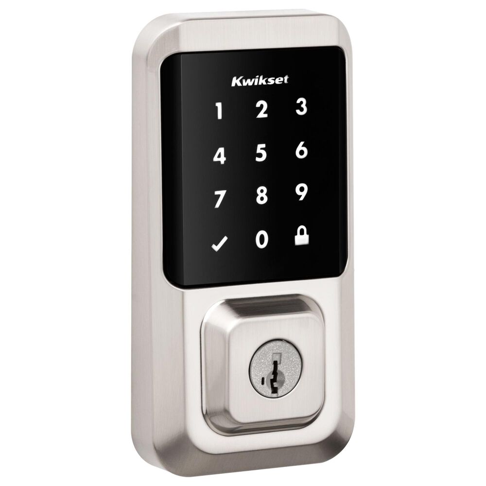 Kwikset Halo Touchscreen WiFi Enabled Smart Lock in Satin Nickel