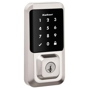 Kwikset Halo Touchscreen Wi-Fi Enabled Smart Lock in Satin Nickel, , large