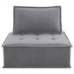 37B Paxton Armless Chair in Columbia Charcoal, , large