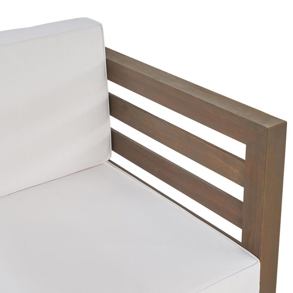 Hearth and Haven Oana Outdoor Club Chair with Cushion in Gray, , large