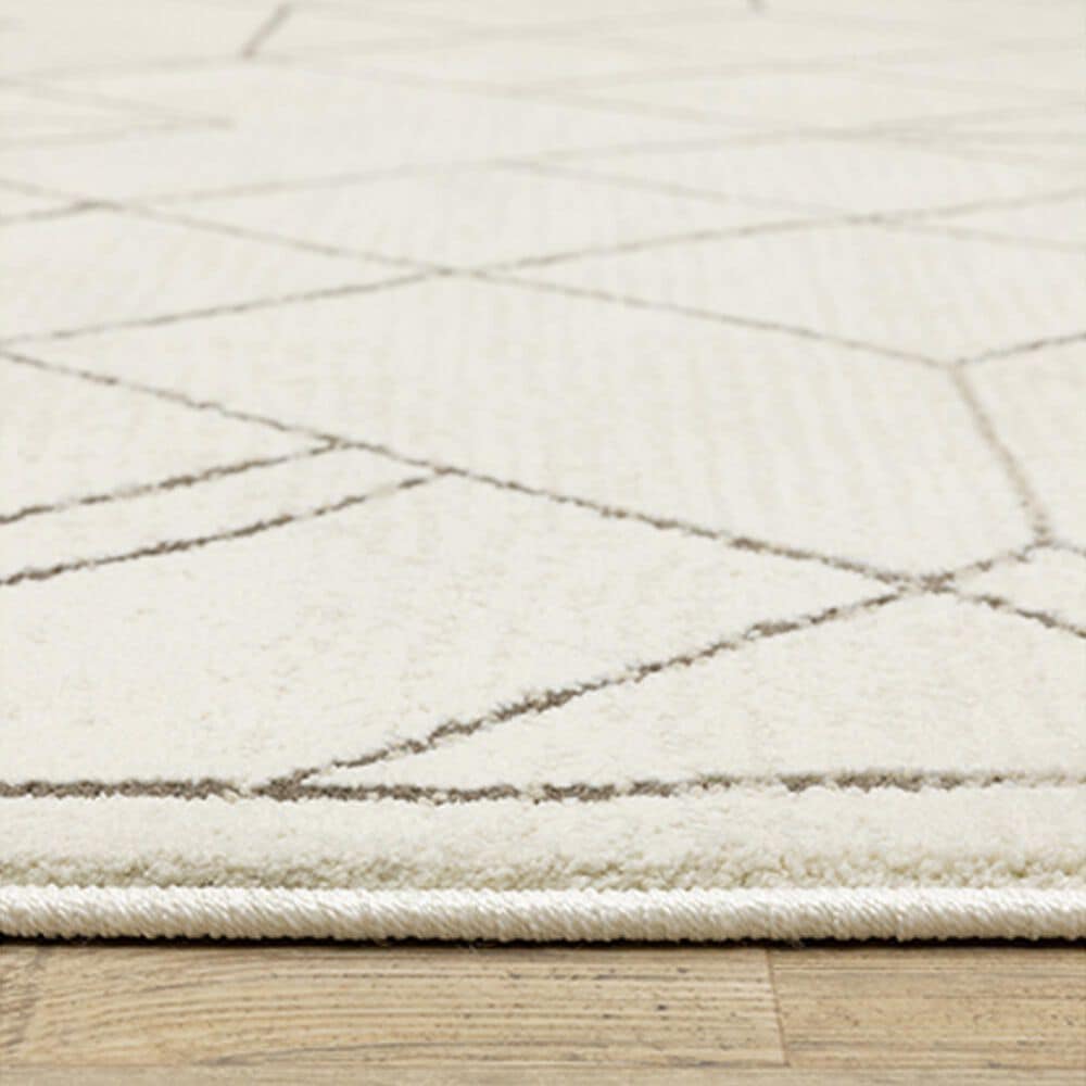Oriental Weavers Raylan RAY06 6&#39;7&quot; x 9&#39;6&quot; Ivory Area Rug, , large