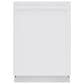 Bosch 100 Series Premium 24"" Built-In Bar Handle Dishwasher with 8 Wash Cycles in White, , large