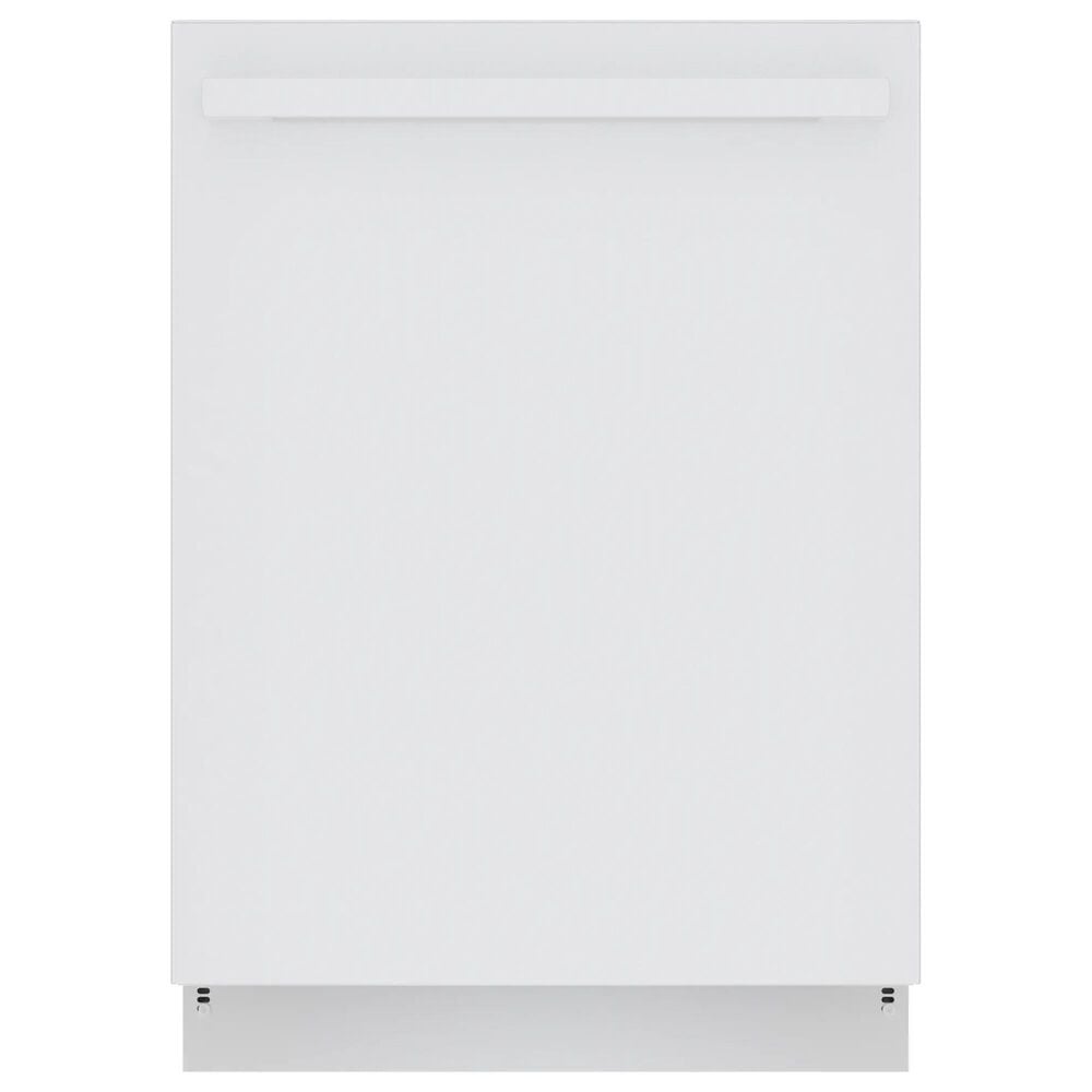 Bosch 100 Series Premium 24"" Built-In Bar Handle Dishwasher with 8 Wash Cycles in White, , large