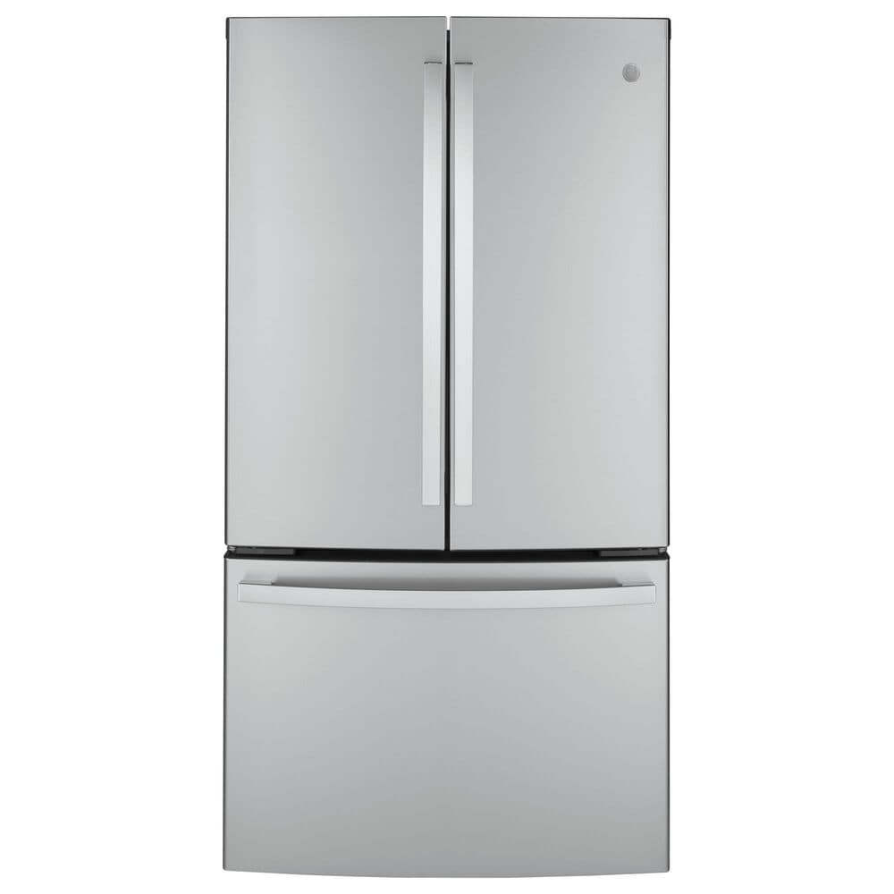 GE Appliances 23.1 Cu. Ft. Counter Depth French Door Refrigerator in Stainless Steel, , large
