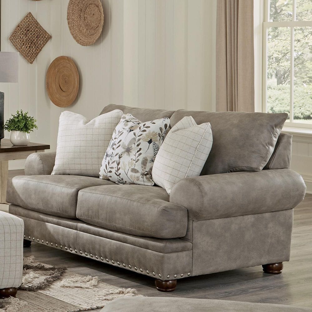Hartsfield Briarcliff Stationary Loveseat in Pebble, , large