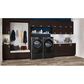 LG 7.4 Cu. Ft. Smart Front Load Gas Dryer with TurboSteam in Black Steel, , large
