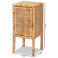 Baxton Studio Vivan 1-Door Nightstand in Natural Brown, , large