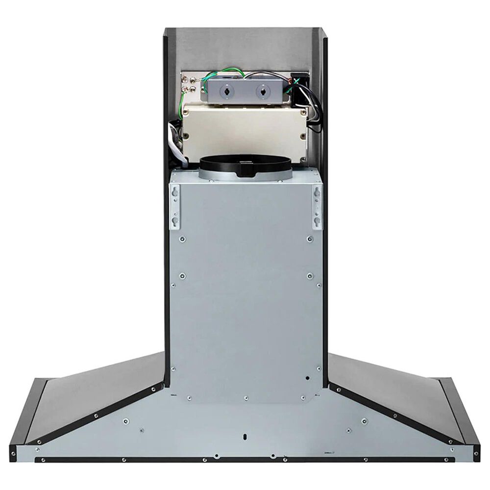 LG 36&quot; Wall Mount Chimney Hood with 600 CFM Blower in Black Stainless Steel, , large